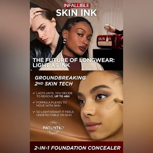 🆕L'Oreal Skin Ink Concealer - Light Tan - Picture 1 of 16